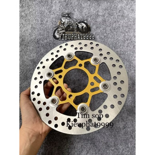 Đĩa Dĩa thắng trước Exciter 135 < KIỂU ZIN > Size 220 gắn dòng xe Wave Dream đĩa, sirius, ex 135... các dòng đĩa xe bằng