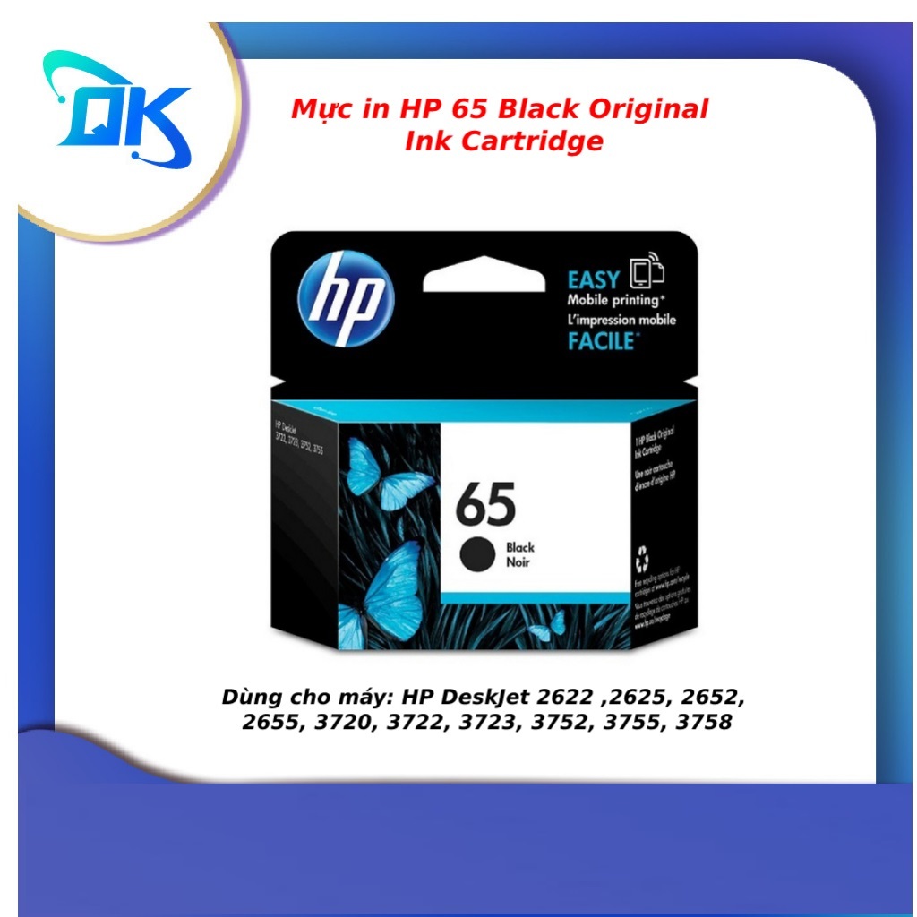 Mực in phun hp 65 Black
