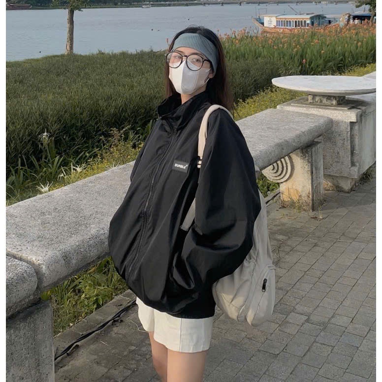 Áo Khoác Gió DUMBLE Mẫu Mới chất liệu dù 2 lớp, phong cách Hàn Quốc siêu cuốn