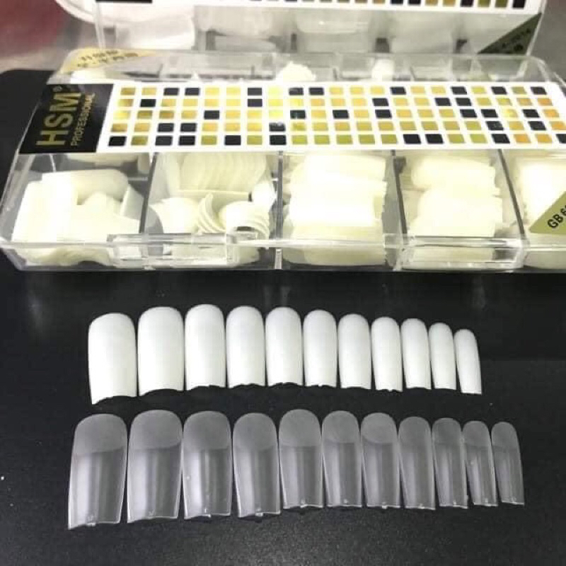 Móng Úp HSM Phom Vuông Đủ Size Dạng Hộp