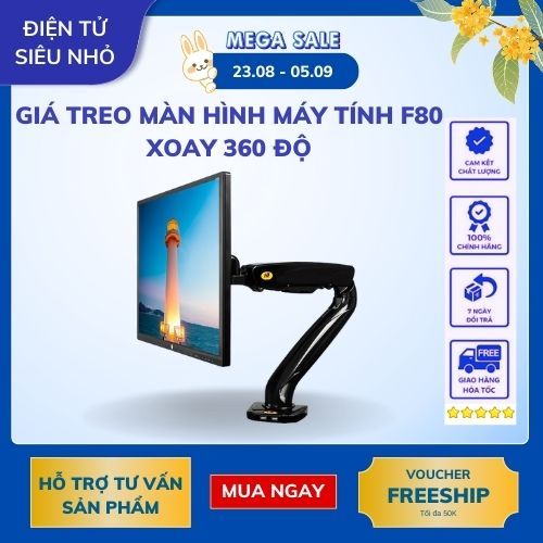 F100A F80 H100 G70- Giá Treo Màn hình máy tính/ Tay treo màn hình/ [22" - 35"] - Xoay 360 độ- HÀNG C