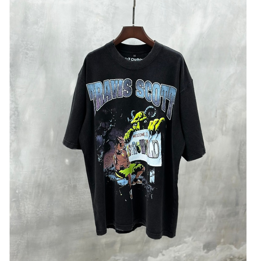Áo thun oversize TRAVIS SCOTT ASTROWORLD - TR7 House
