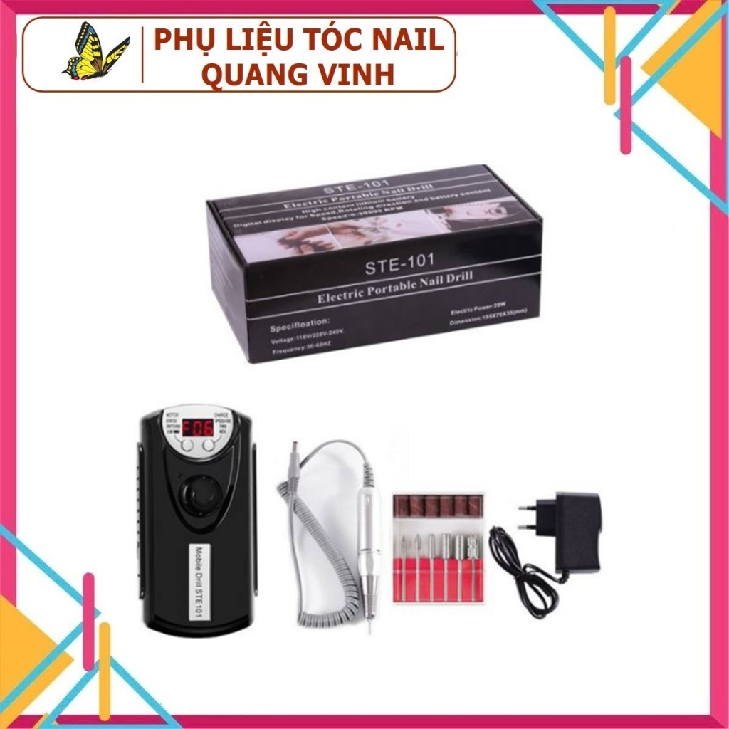 Máy mài móng tích điện STE 101
