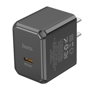 Củ sạc nhanh PD30W Hoco CS15 chân dẹt 1 cổng Type-C chất liệu ABS
