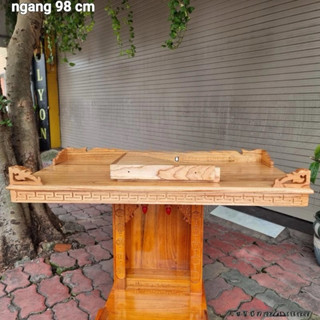 Giá Tại Xưởng Bàn thờ treo tường gỗ xoan ngang 100cm hàng đẹp nhiều kích thước
