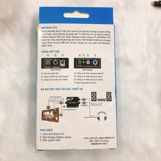 Bộ chuyển Âm Thanh Quang Optical Netbox HT2