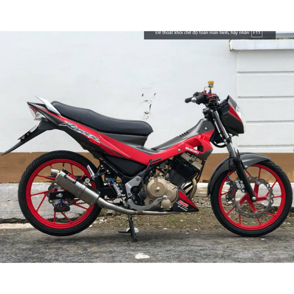 Tem Raider Xăng Cơ đỏ đen (C)