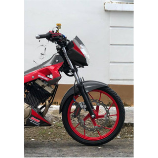 Tem Raider Xăng Cơ đỏ đen (C)