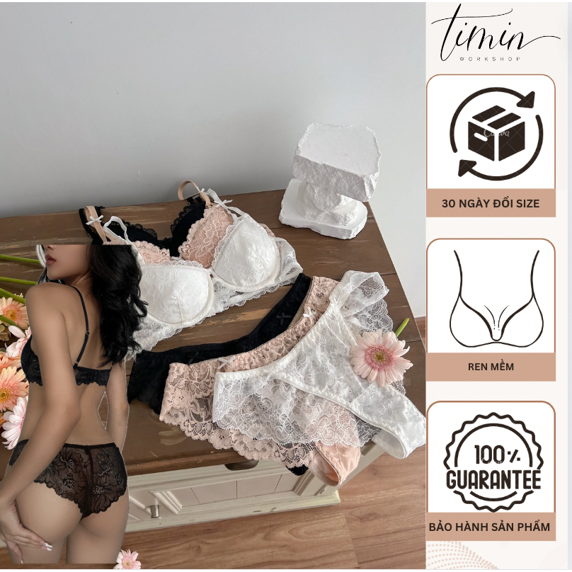 Quần Lót Ren MIA Thiết Kế Ren Mềm Co Giãn Thiết Kế TIMIN WORKSHOP