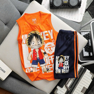 Đồ bộ sát nách thun cotton bé trai size 23kg...58kg