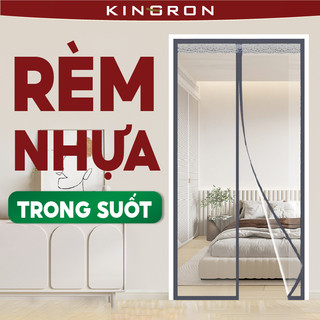  Rèm nhựa trong suốt giữ nhiệt máy lạnh NANORON Rèm ngăn lạnh điều hòa trong phòng ngủ chất liệu PVC RT 