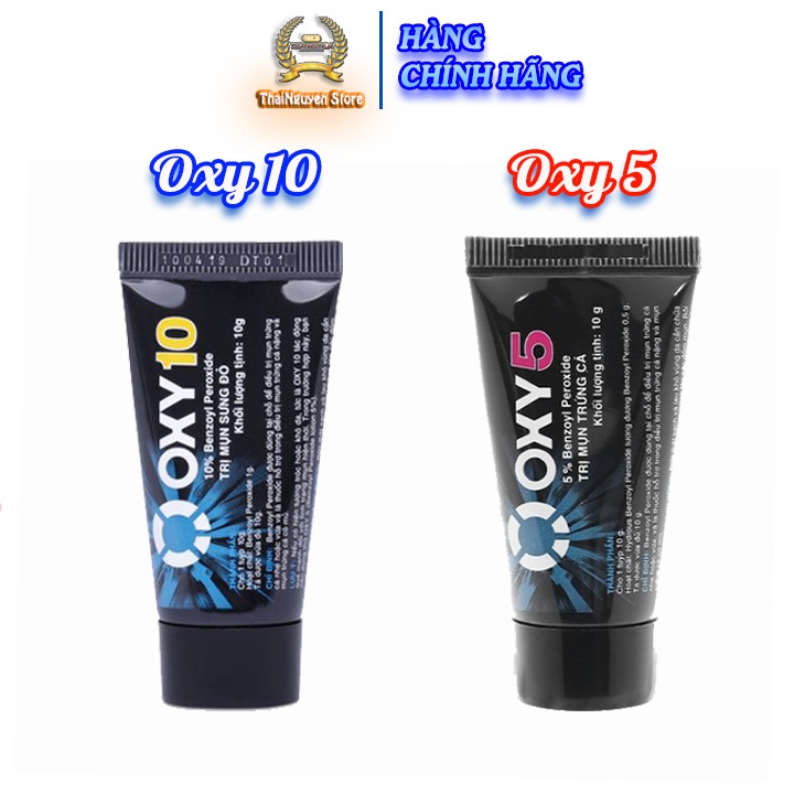 Oxy 10 - Oxy 5 - Kem Bôi Mụn
