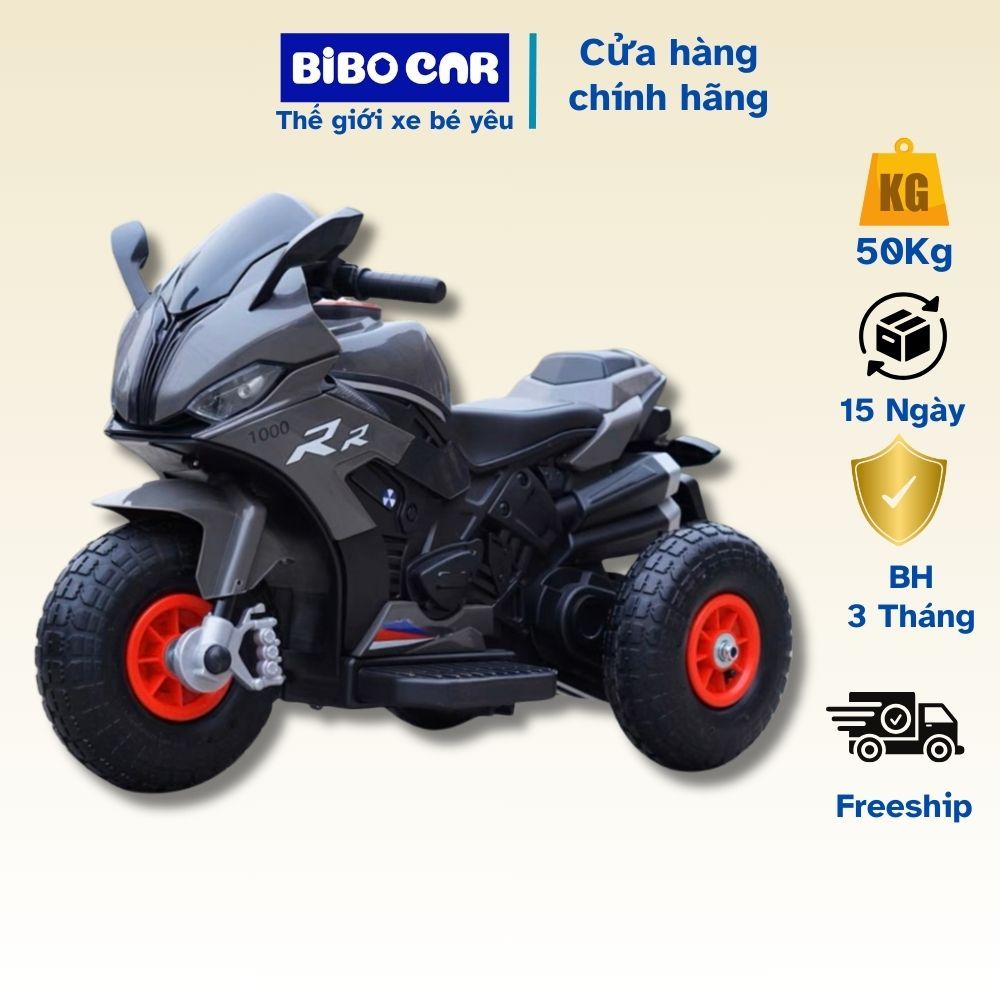Xe máy điện trẻ em R1000 phiên bản cao cấp 2024 cho bé yêu tải trọng 50kg