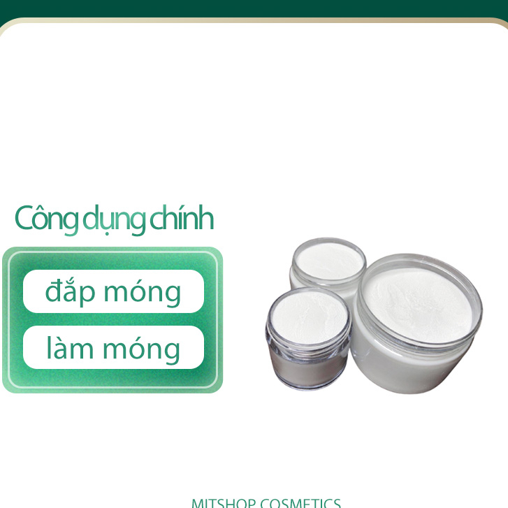Hũ bột 30g làm móng