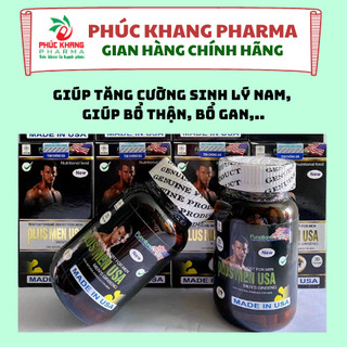 THỰC PHẨM CHỨC NĂNG DÀNH CHO NAM GIỚI PLUS MEN USA. HỖ TRỢ TĂNG CƯỜNG CHỨC NĂNG GAN, GIÚP BỔ THẬN, TĂNG CƯỜNG SINH LÝ