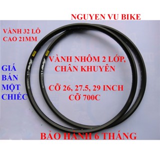 Vành xe đạp Mavic 319 các cỡ 26, 27.5, 29 inch, 700c 32 lỗ chất lượng cao, chân khuyên