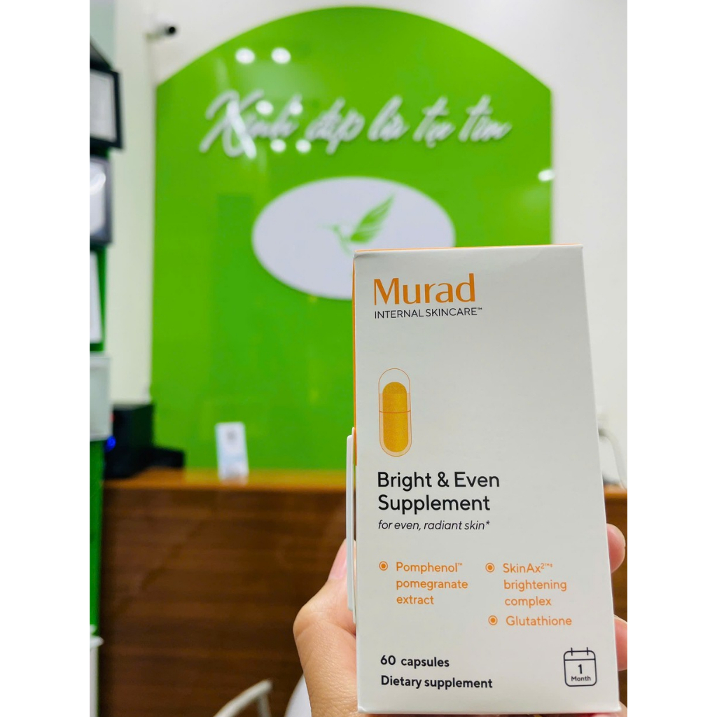 Viên uống trắng da chống nắng Murad (bản mới)