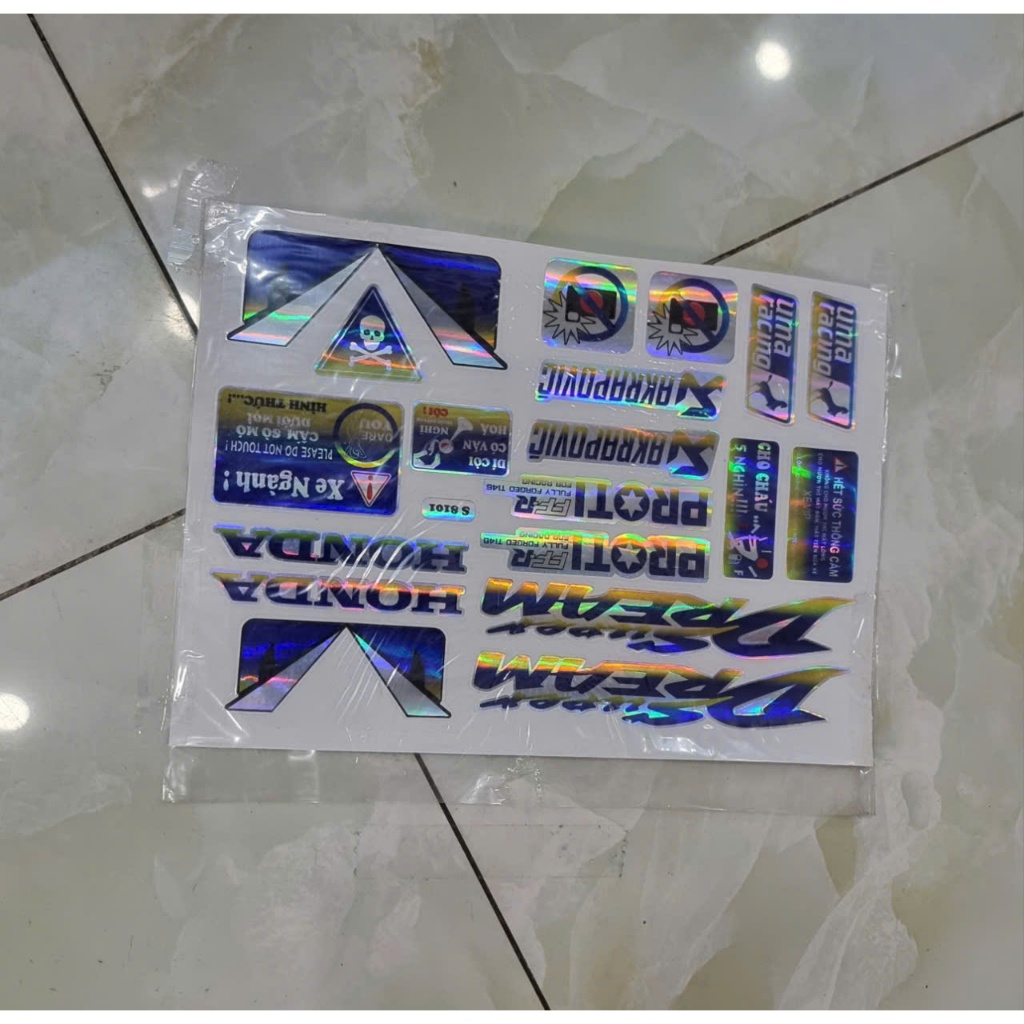 Tấm logo dream 7 màu