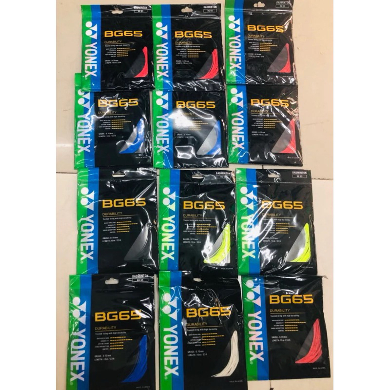 dây đan vợt cầu lông yonex BG65