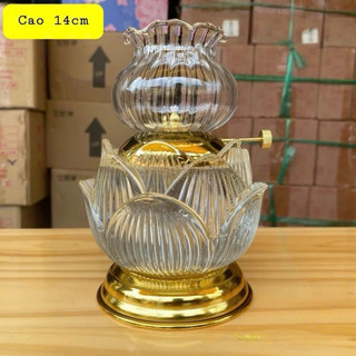 [Hàng Đẹp Giá Rẻ] Đèn Dầu Sen PhaLe Hàng Nhập Cao 14cm-16cm-18cm Mẫu Bán Chạy