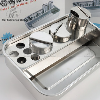 Khay Inox Phẫu Thuật 3/4 Hũ