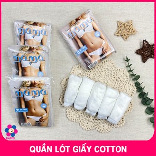 Bịch 5 Chiếc Quần Lót Giấy Cotton Tiện Dụng Cho Mẹ Sau Sinh