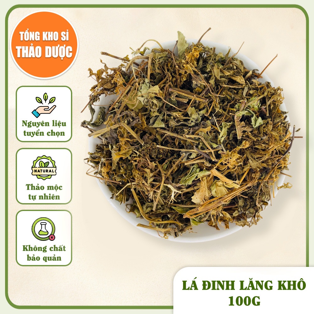 Lá đinh lăng khô 100g (Trà đinh lăng thanh lọc cơ thể, hỗ trợ mất ngủ)