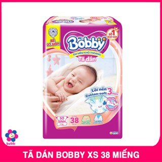 Tã dán Bobby NewBorn Size XS 38
