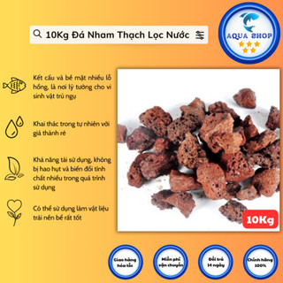Đá Nham Thạch Lọc Nước túi 10kg (Lọc Nước Và Có Thể Tái Sử Dụng)