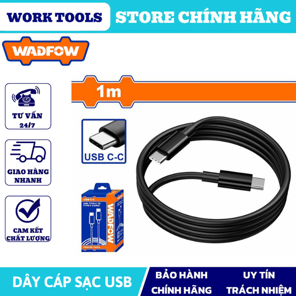 WADFOW Dây cáp sạc USB USB type-C sang type-C 1M WUB1502