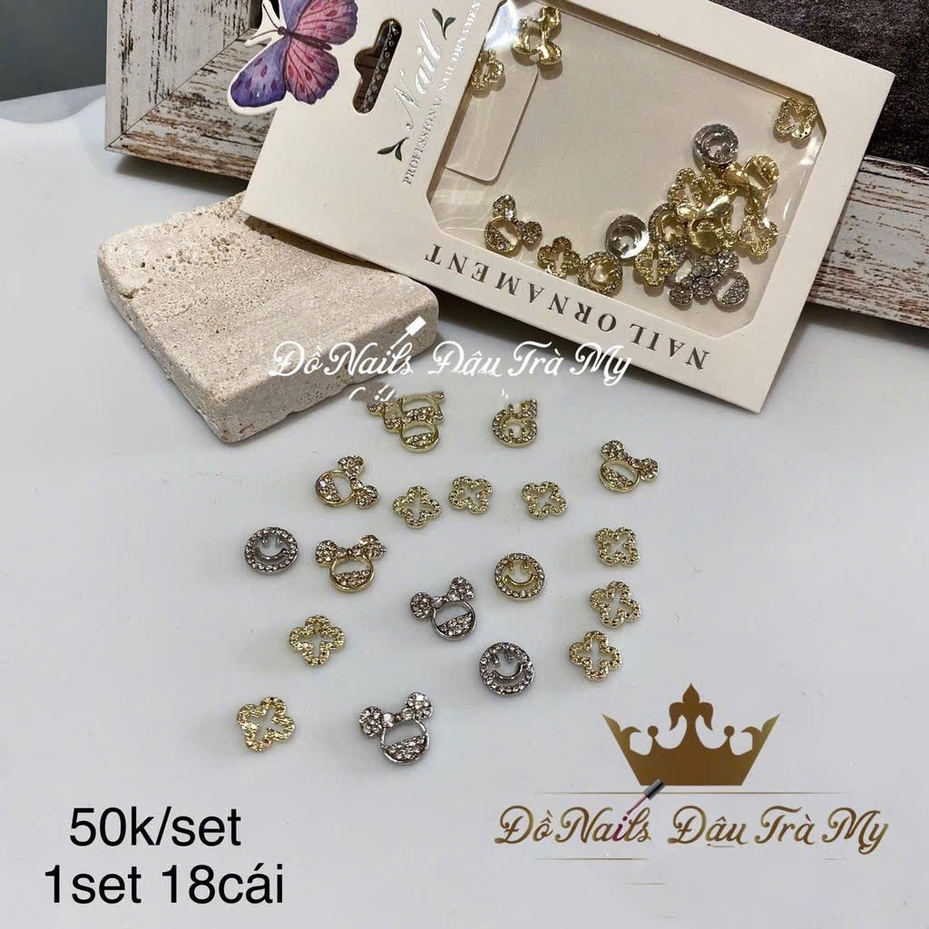 Phụ kiện nail - Set charm mix N218