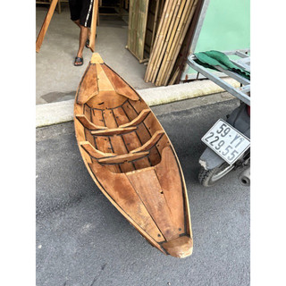 Thuyền /xuồng gỗ trang trí (2M*60cm)