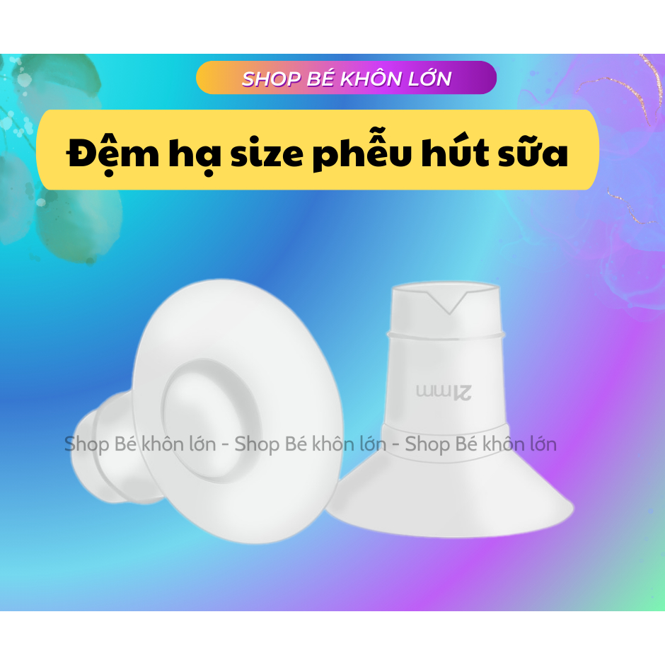 Đệm Giảm, hạ size cho Cup rảnh tay, Phễu hút sữa ( Tách lẻ 1 chiếc)