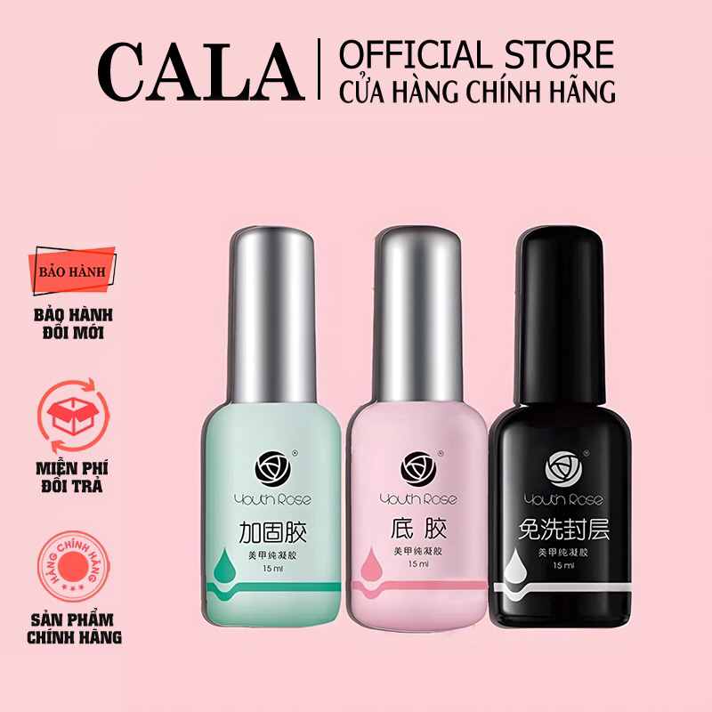 Base/top/cứng móng hoa hồng -Bộ ba hoa hồng - base hoa hồng- cứng móng hoa hồng- top hoa hồng