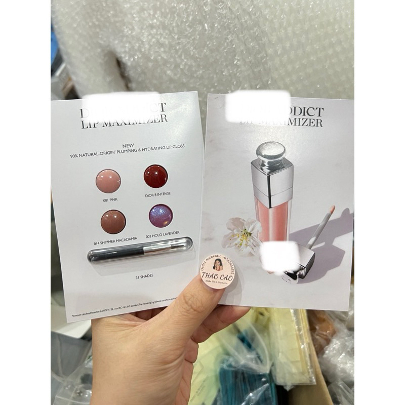 (Xả kho date 9/25) Sample son dưỡng D.i.0r Addict Lip Maximizer