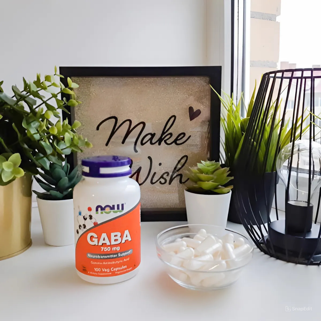 Viên uống giảm căng thẳng GABA Now của Mỹ (100 viên) hỗ trợ chức năng thần kinh, tâm trạng, giấc ngủ