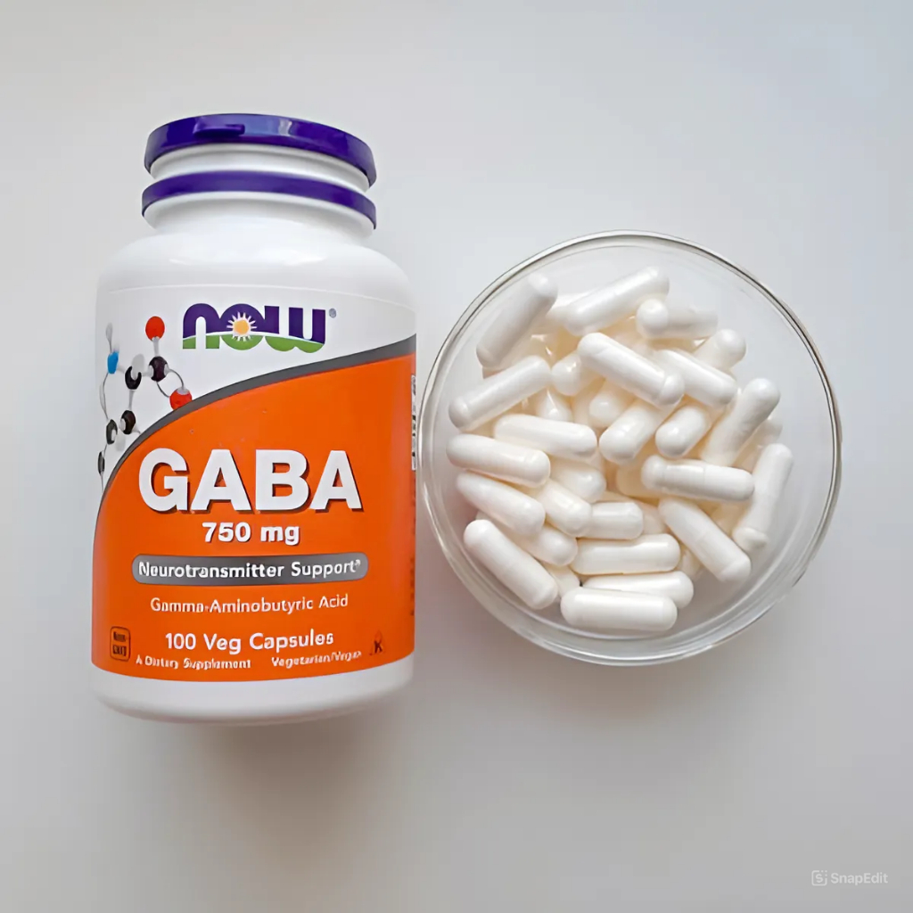 Viên uống giảm căng thẳng GABA Now của Mỹ (100 viên) hỗ trợ chức năng thần kinh, tâm trạng, giấc ngủ