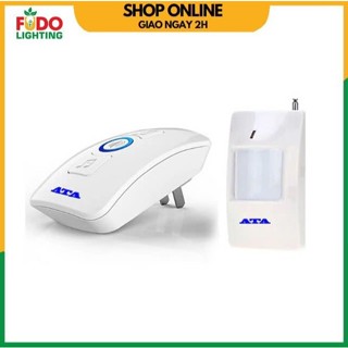Chuông báo khách  ATA AT-338 cảm ứng không dây kết nối thêm với nút nhấn cửa từ