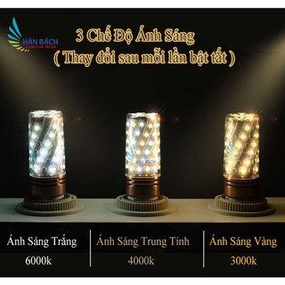 Bóng led bắp 3 chế độ ánh sáng E27