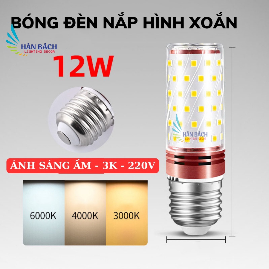 COMBO 2 Bóng led bắp 3 chế độ ánh sáng