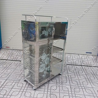 Tủ chén inox, tủ đựng chén bát inox TCTA80