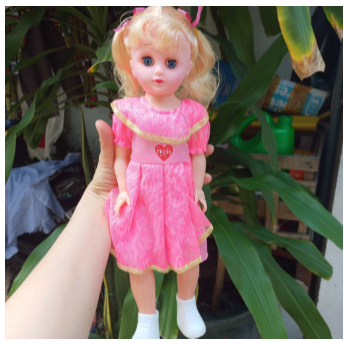 Búp bê nhựa mềm có nhạc cao 40cm
