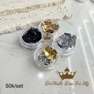 𝐏𝐡𝐮̣ 𝐤𝐢𝐞̣̂𝐧 𝐧𝐚𝐢𝐥 - Set giấy bạc mix 4m N357