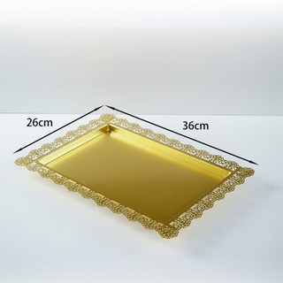Khay Chữ Nhật Trắng Đựng Đồ Ăn