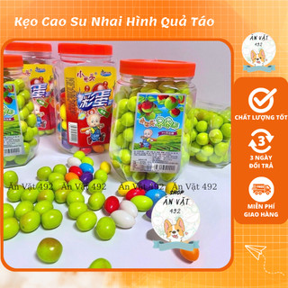  Kẹo Cao Su Nhai Hình Quả Táo Quả Nhót Sắc Màu Tuổi Thơ - Ăn Vặt 492 
