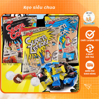 Kẹo Siêu Chua 3 Vị Super Cola Soda Lemon Nhật Bản - Ăn Vặt 492