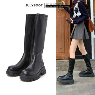 (SẴN) LABI BOOT nữ Lửng Da Siêu Mềm Dáng Xỏ Đế Bánh Mì 6 cm Ulzzang Siêu Xinh Dễ mang đi du lịch lb