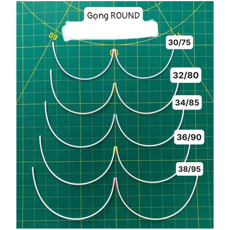 gọng áo ngực / dáng Round