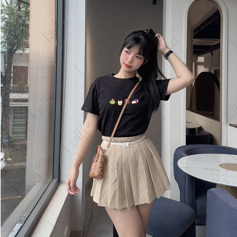 Áo Thun Form Fit Mẫu CAKE. Áo Baby Tee Chất Cotton Co Giãn, Thoải Mái | BigBuy360 - bigbuy360.vn