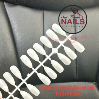 Móng sơn bảng màu nhọn dài-Nail